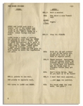Moe Howard's 29pp. Script for The Three Stooges 1949 Pilot TV Show ''Jerks of All Trades'' With Shemp -- Annotated Though Not Necessarily by Moe -- 8.5'' x 11'' -- Very Good Condition